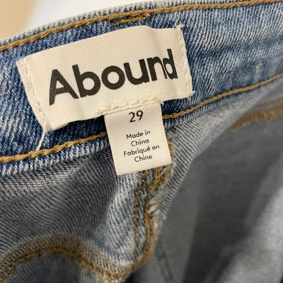 Abound High Waist Button Fly Mom Jeans, sz 29 - Picture 13 of 13